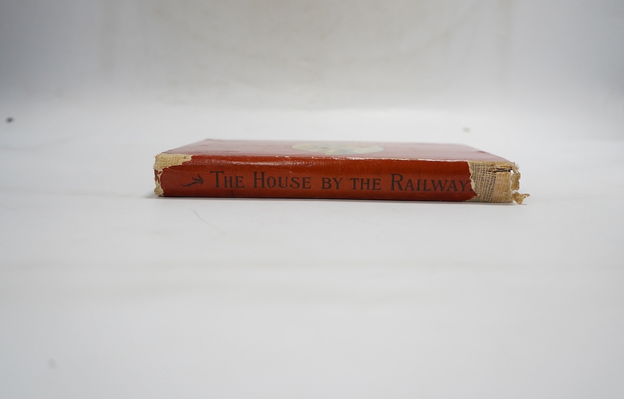 Graves, Ada, J - The House by the Railway, first edition, illustrated by Rosa C. Petherick, 8vo, original pictorial boards, ink ownership inscription on front free endpapers, light marginal toning, loss to spine head, ex